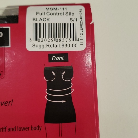 Slim Me Full Control Black Shapewear Slip - Picture 2 of 8
